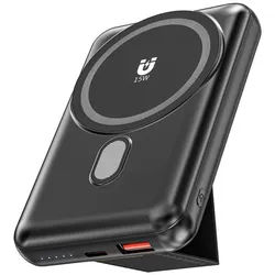 Pdgrid 10000mAh 15w Magnetische Batterie Powerbank Magsafe kompatibel Powerbank 10000 mAh, Charging Portable Starke Saugkraft schwarz