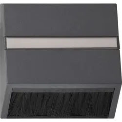 Gira 068228 Haube steckbar mit Adapterrahmen, System 55, anthrazit