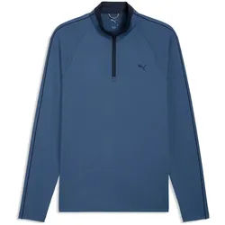 PUMA Pure 3.0 1/4-Zip Golfpullover Herren 03 - dark indigo/deep navy XL