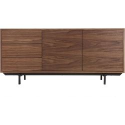 Design-Sideboard Vintage 160 cm Nussbaum MANNY