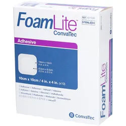 Foam Lite Convatec Silikon-Schaum 10x10cm 10 Stk