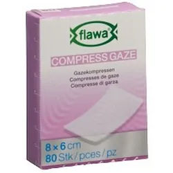 flawa Gazekompressen 6 x 8 cm keimreduziert