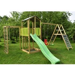 WENDITOYS Spielplatz, BxHxT: 561 x 306,5 x 437,5 cm, natur - braun