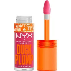NYX PROFESSIONAL MAKEUP Lipgloss DUCK PLUMP LIP LACQUER, sofortiger Schmollmund-Effekt dank Kollagenpeptiden rosa
