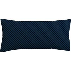 Schlafgut Kopfpolsterbezug , Schwarz, Dunkelblau , Textil , Farbverlauf , 40x80 cm , Textiles Vertrauen - Oeko-Tex®, AZO-frei, Oeko-Tex® Standard 100 , bügelleicht, bügelfrei , Heimtextilien, Bezüge, Polsterbezüge