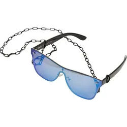 URBAN CLASSICS Sonnenbrille Urban Classics Unisex 103 Chain Sunglasses schwarz