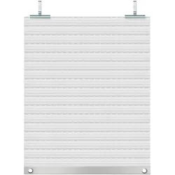 SCHELLENBERG Rollladenpanzer Set für Fenster, Mini System für 40 mm Stahlrohrwelle, Set, PVC Jalousie, in verschiedenen Größen erhältlich, weiß weiß 100 cm x 120 cm
