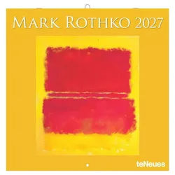 Wandkalender Mark Rothko 2027 Wandkalender 30x30 cm (30x60 cm geöffnet), Kunstkalen weiß