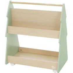 Joyz Kinderregal Tanne, Grün/Natur , Naturfarben , Holz , 60x70x38 cm , Babymöbel & Kindermöbel, Babyzimmer, Babyregale & Kinderregale