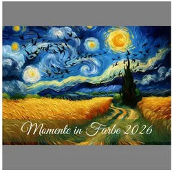 raxxa Wandkalender Momente in Farbe 2026 - quer