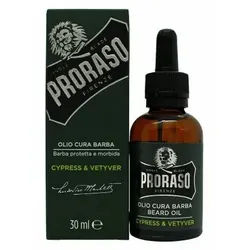 PRORASO Bartöl Cypress y Vetyver Aceite Para Barba 30ml