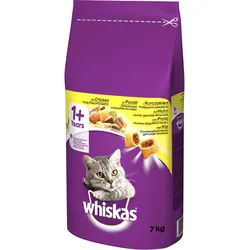 WHISKAS Adult 7kg - Katzentrockenfutter mit Huhn und Gemüse + GIMBORN Gim Cat Paste Multi-Vitamin 50g -3% billiger!!!