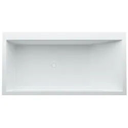 LAUFEN Kartell Einbau-Badewanne H2243310006161 170 x 86 cm, Ecke links, mit LED-Beleuchtung, weiß