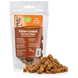 tierlieb Katzen-Leckerli Soft Cubes Geflügel 100 g - 100 g