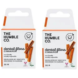 The Humble Co. Zahnseide 2x Humble Dental Floss Zahnseide, Zimt 2x 50 m