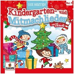 Europa Hörspiel-CD Die besten Kindergarten- und Mitmachlieder, Vol. 7: Weihnach