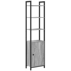 vidaXL Bücherregal Bücherregal Graues Sonoma 40 x 24 x 161 cm Holzwerkstoff, 1-tlg. grau