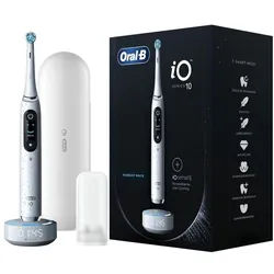 Oral-B - Elektrische Zahnbürste 'iO Series 10 + Lade-Reiseetui' in Weiß 1 St