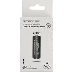 Nitecore AP05C Minipumpe, ultraleichte Luftpumpe, für aufblasbare Gegenstände mit niedrigem Druck, wiederaufladbar