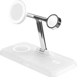 HyperDrive Hyper® HyperJuice QI2 4 in 1 Charging Stand - White HyperJuice QI2 4 in 1 Charging Stand - White