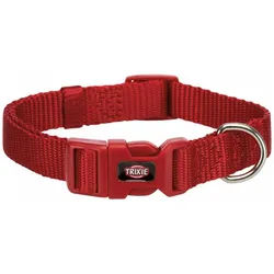 TRIXIE Hunde-Halsband Premium Halsband rot rot Größe: S Maße: 25-40 cm / 15 mm