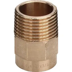 Viega Übergangsnippel 94243G in 76mm R2 1/2 Rotguss