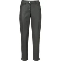 Le pantalon en coton stretch Peter Hahn vert