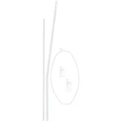 Roba Himmelstange , Weiß , Metall , 300x300 cm , Babymöbel & Kindermöbel, Babyzimmer, Babybetten