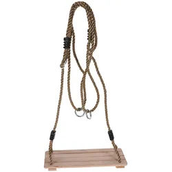 Annastore Einzelschaukel Holzschaukel - Gartenschaukel Kinderschaukel, (1-tlg), 40 x 16 cm - Ausziehbar auf Höhe von 210 cm