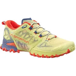 La Sportiva Trail-Laufschuhe Bushido III GTX (wasserdicht) gelb/blau/orange Damen
