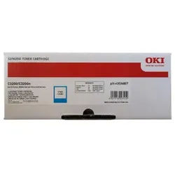 OKI 43034807 CYAN TONER - 1500 SEITEN FÜR C-3200
