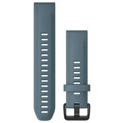 Garmin - QUICKFIT Silikon Armband (2-teilig) 20 mm Breite, 110 mm Länge - Lakeside Blue