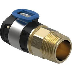 Geberit FlowFit Übergang mit AG (Ausführung: 16 mm - 1/2'' AG)