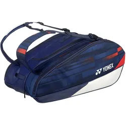 Yonex Racketbag Pro Racquet Limited (Schlägertasche, 3 Hauptfächer, Thermofach) 2024 navyblau/weiss/rot 9er