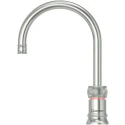 Quooker Classic Nordic Round single tap mit COMBI+ Reservoir Voll-Edelstahl CHSRSST COMBI+ *inkl. 7 JAHRE GARANTIE*