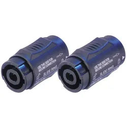 Neutrik NL4MMX Speakon Kupplung 4-polig 2er Pack