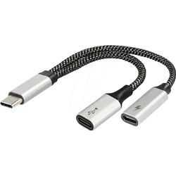 MATR MA11L - USB C Stecker auf 2x USB C Buchse, 60 W