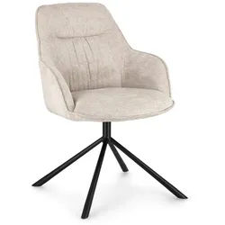 Feeling4Home Stuhl Grant aus Stoff, Beige beige