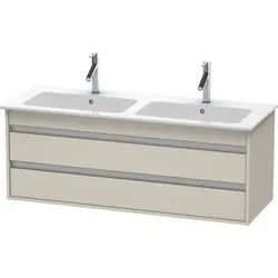 Duravit Ketho Waschtischunterbau wandhängend Taupe Matt 1270x475x480 mm - KT643209191 KT643209191