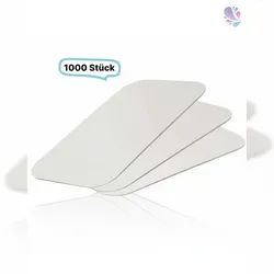 Blanc HYGIENIC Alukaschierter Deckel für Alu-Schale 940ml, Menüschale, rechteckig, 1000 Stk, 21,1 x 10,7 cm