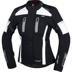 IXS Tour Pacora-ST Damen Motorrad Textiljacke, schwarz-weiss, Größe XL