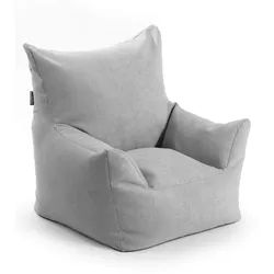 Mokebo Kindersessel Der Pausenheld , Grau , Textil , 52x57x53 cm , Oeko-Tex® , Wohnzimmer, Sessel, Sitzsäcke, Kindersitzsäcke
