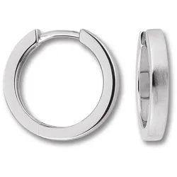 ONE ELEMENT Paar Creolen Ohrringe Creolen aus 925 Silber Ø 17,8 x 2,6 mm, Fein gearbeitet – angenehm zu tragen und vielseitig kombinierbar silberfarben