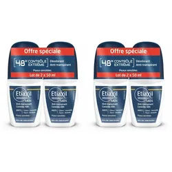 Etiaxil Deodorant Mann 48 h Roll-on - 2 x 50ml Packung