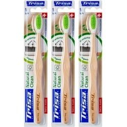 Trisa Natural Clean Holzzahnbürste