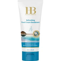 H.B. Dead Sea Minerals Fußcreme Health&Beauty Erfrischende Fußcreme Deodorant 100ml