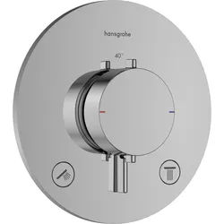 Hansgrohe Thermostat Unterputz Ecostat Comfort S Fertigset 2 Verbraucher chrom, 33715000 33715000