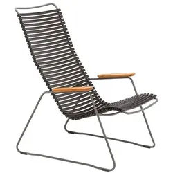 Lounge Chair Click Houe schwarz, Designer Henrik Pedersen, 92x64x100 cm