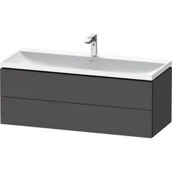 Duravit L-Cube c-shaped Set wandhängend Graphit Matt 1200x480x480 mm - LC6953O49490000 LC6953O49490000