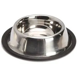 Metallschüssel auf rutschfestem Gummi 0,9l